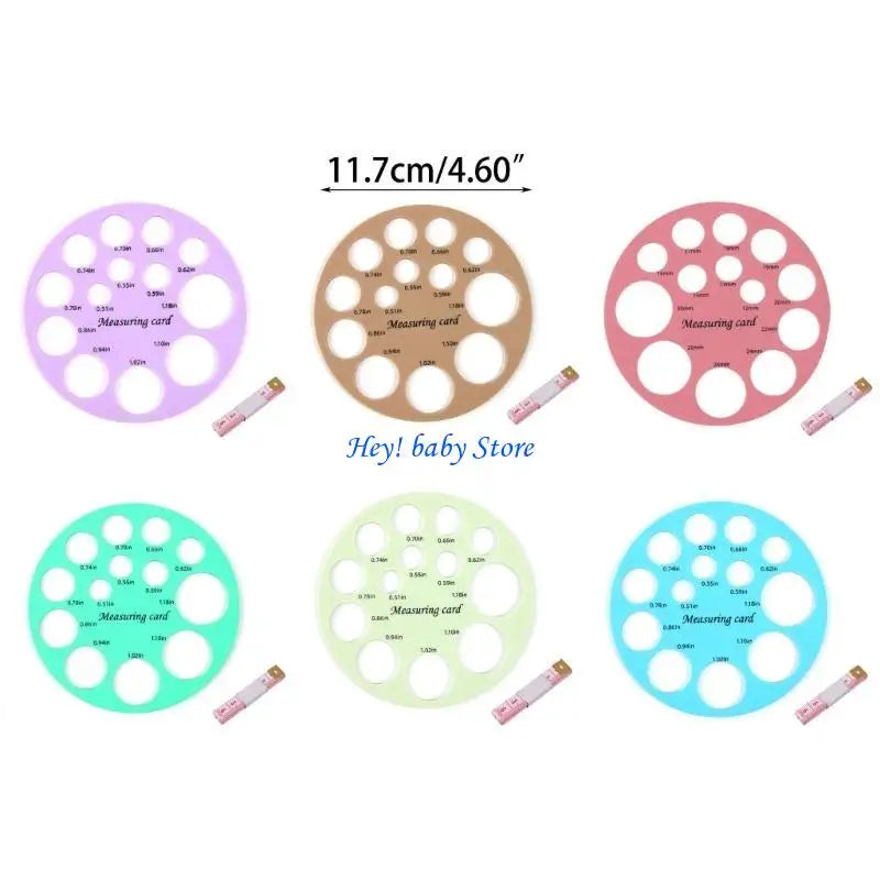 Silicone Nipple Measuring Card | Breast Flange Sizing Ruler