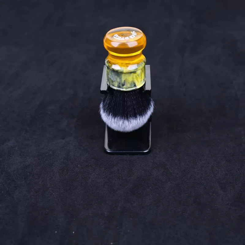 2026 YAQI Black Acrylic Men's Shaving Brush And Razor Stand for Bathroom Accessories Grooming Organizer Peaceful Pleasures Health and Wellness
