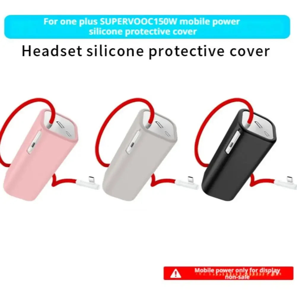 Silicone Case for OnePlus Supervooc 150W Power Bank Storage Travel Protective Cover for OnePlus Supervooc 150W Power Bank Peaceful Pleasures Health and Wellness