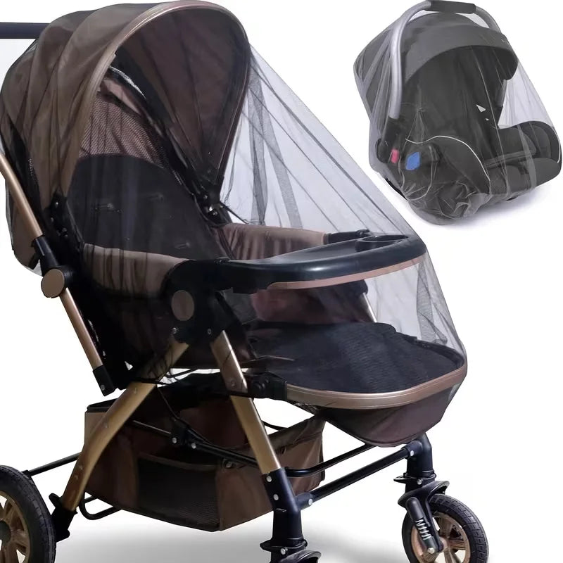 Baby Stroller Mosquito Net – Full Coverage Dense Mesh Shield