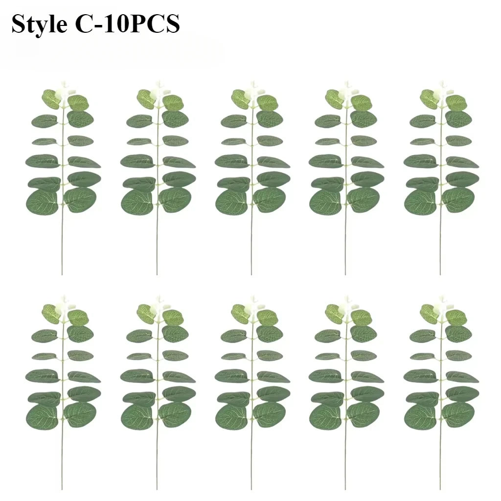 Artificial Eucalyptus Leaf Picks 3 Styles – Wedding & Home Décor