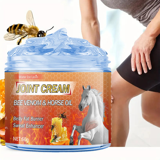 Bee Venom & Horse Oil Cream | Ginger, Arnica & Chamomile 60g Topical Muscle Cream Peaceful Pleasures Health and Wellness