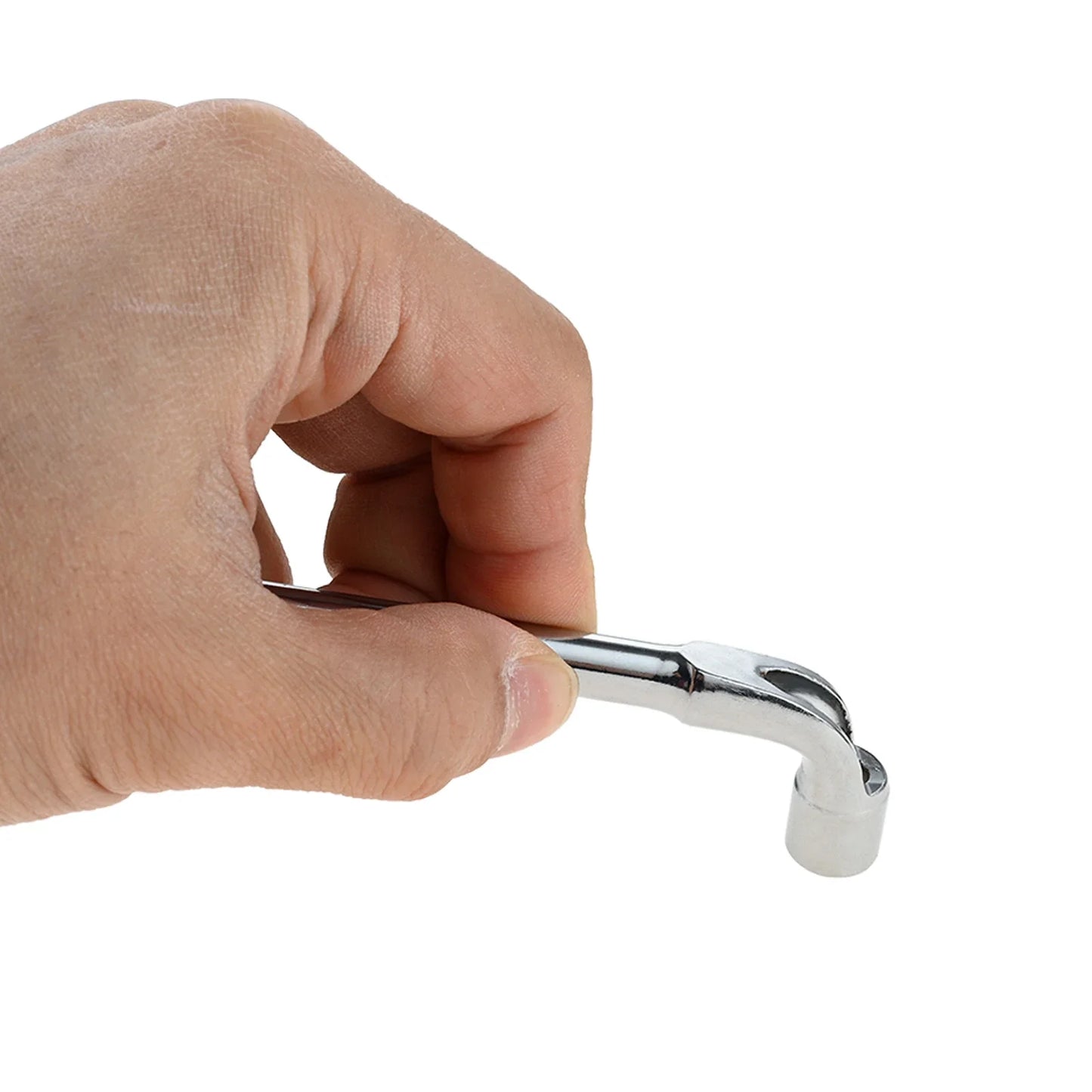 Metric L-Shaped Double-End Hex Socket Wrench – Cr-V Chrome