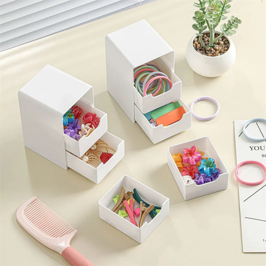 Mini 3-Tier Drawer Organizer for Desk, Jewelry & Cosmetics Drawer Organizer Oasis Select
