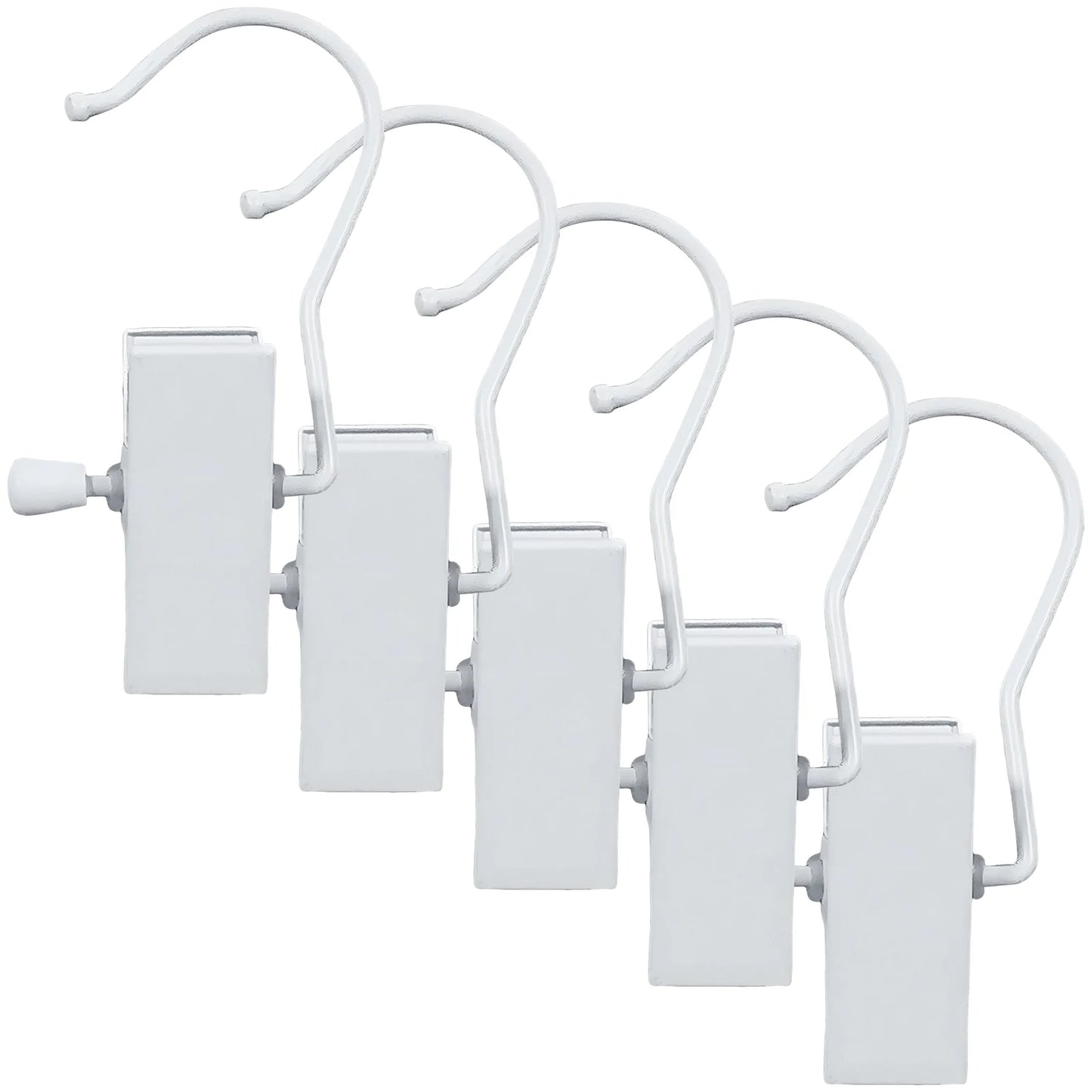 Hanging Clothes Pins Hooks Sturdy Clip and Drip Laundry Clothespins for Home Kitchen Outdoor Trip Peaceful Pleasures Health and Wellness WHITE