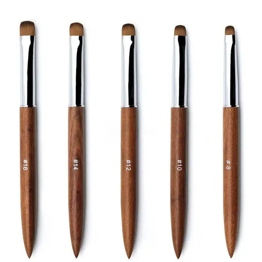 French Nail Art Brushes Flowers Drawing Pen Versatile Nail Drawing Pen Nail Tools Sandalwood Handle Manicure Pen Peaceful Pleasures Health and Wellness