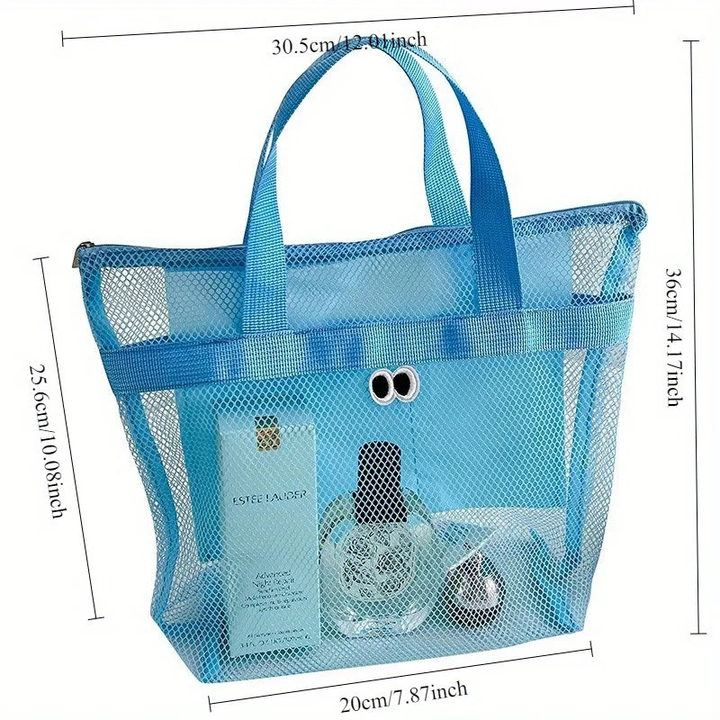 Portable Mesh Shower Caddy | Quick-Dry Travel Toiletry Bag