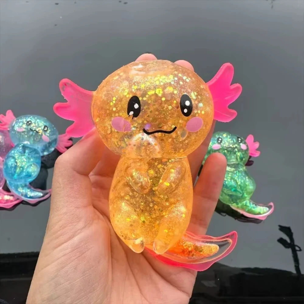 Salamander Squishy Fidget Toy | Stretchy Slow-Rise Squeeze Fun