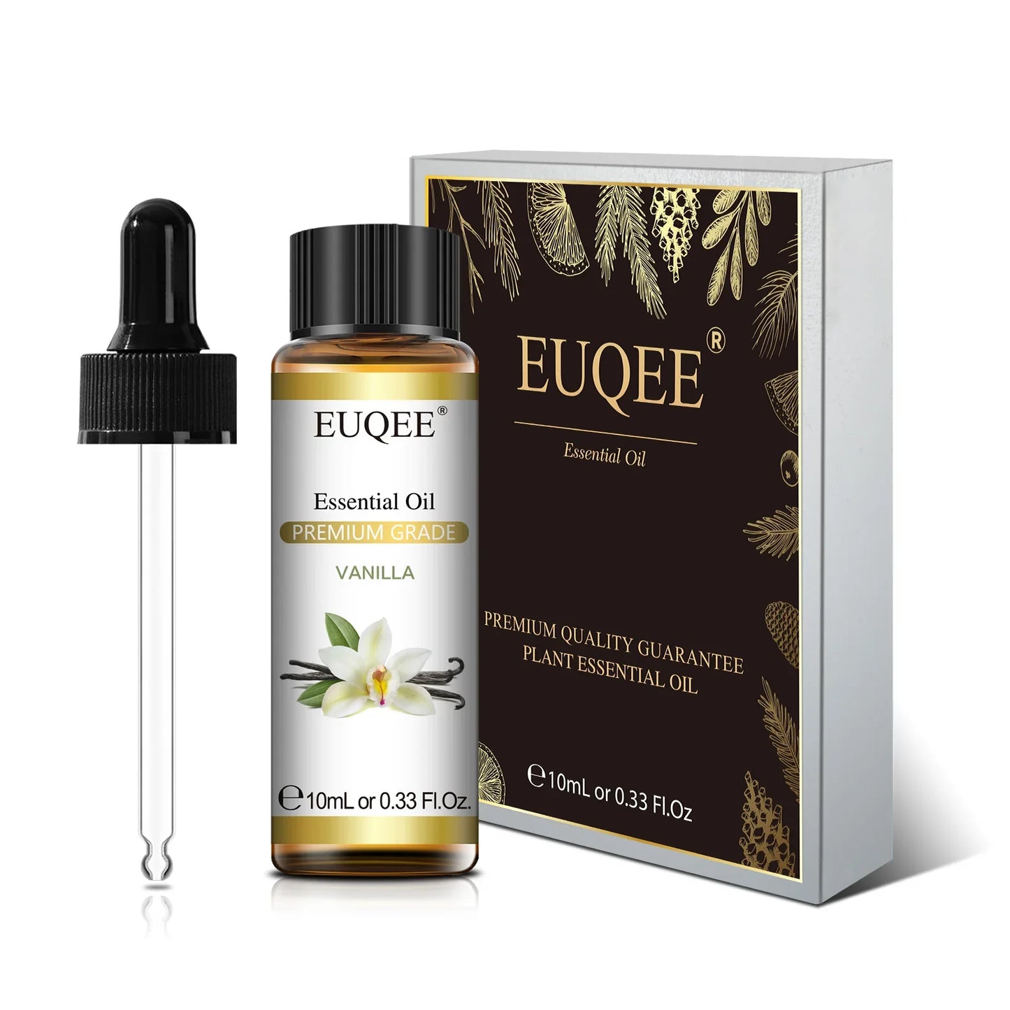 EUQEE 10ml Pure Essential Oil – Lavender, Jasmine & More