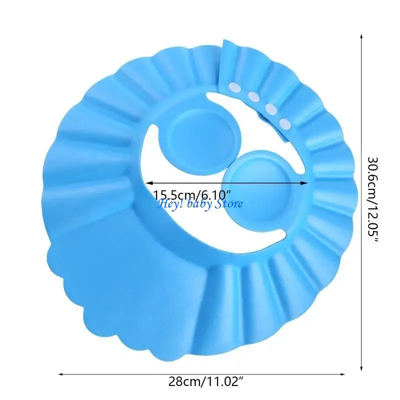 Adjustable Baby Shower Cap Shampoo Visor | Ages 0–6 Years Baby Bath Visor Peaceful Pleasures Health and Wellness