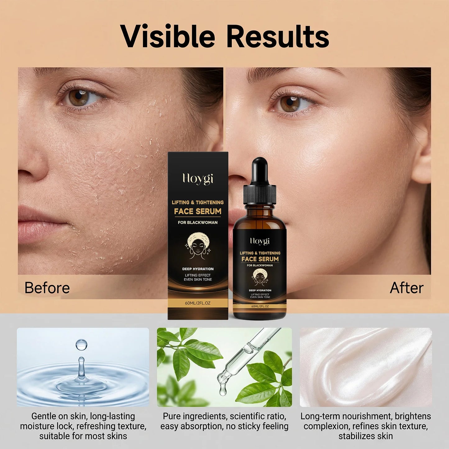 Niacinamide & Hyaluronic Acid Lifting Firming Face Serum 60ml