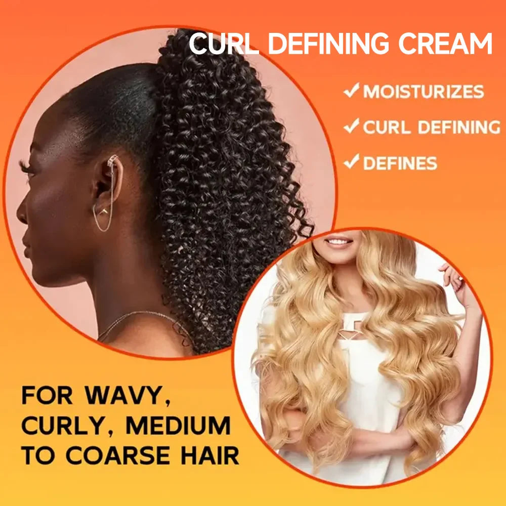 Anti-Frizz Curl Defining Cream – Biotin & Argan Oil | YOUNGCOME