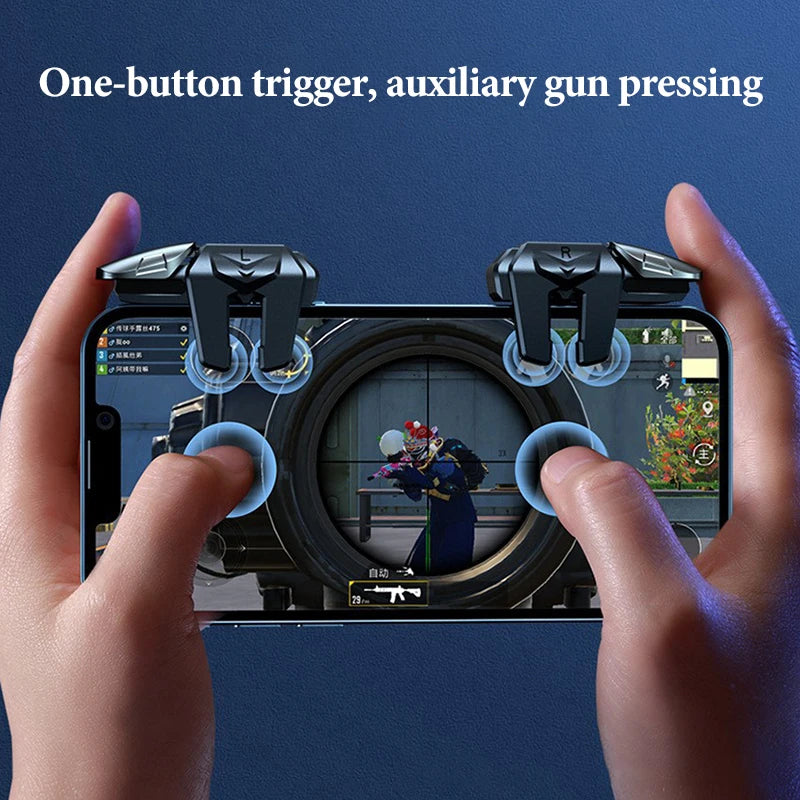 G21 Six Finger Linkage Chicken Eating Artifact Game Handles Auxiliary Keys Mobile Games Physical and Mechanical Keys Peaceful Pleasures Health and Wellness