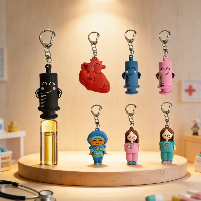 Syringe Ampoule Opener Keychain | Safe Vial Cutter for Nurses