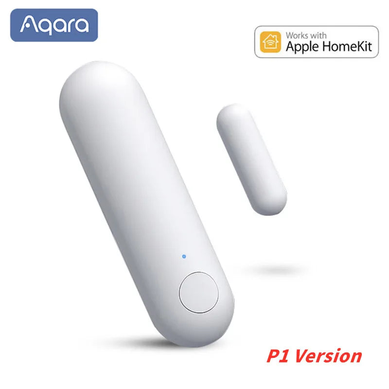 Aqara P1 Door Window Sensor Zigbee 3.0 Smart Home Wireless Anti-theft Homekit Induction Door Magnetic Alarm For HomeKit APP Peaceful Pleasures Health and Wellness 1PC P1 Sensor