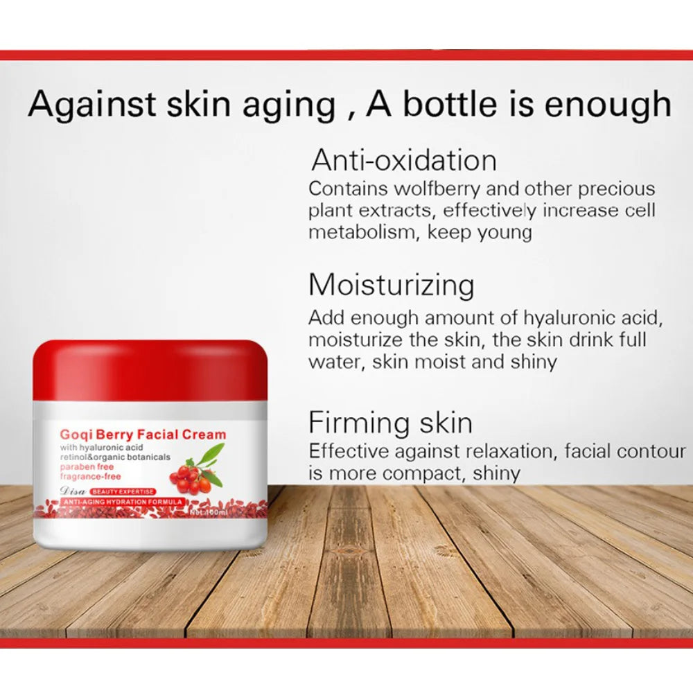 Wolfberry & Hyaluronic Acid Antioxidant Face Cream Peaceful Pleasures Health and Wellness