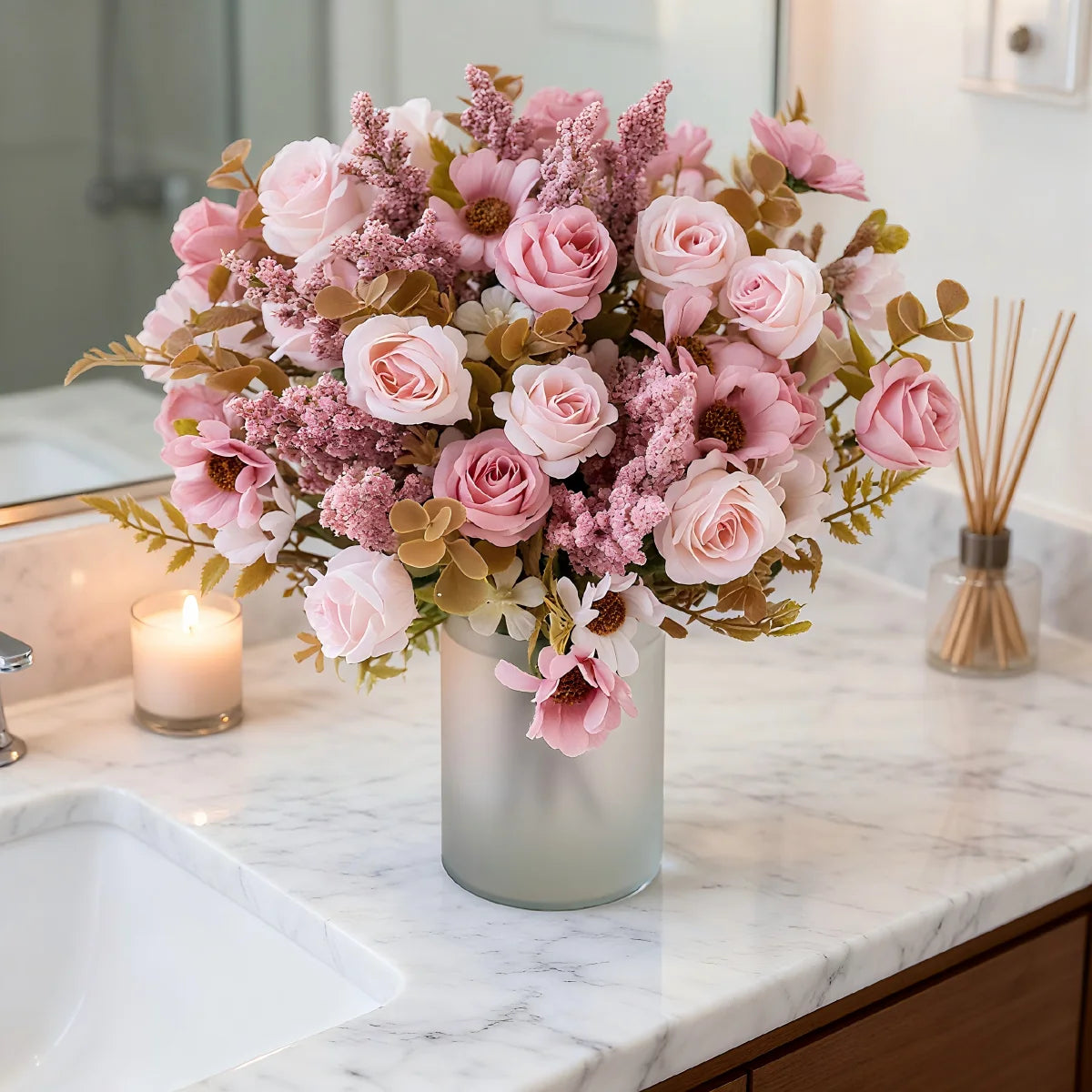 Silk Rose Artificial Flowers | Wedding, Home & Valentine's Décor