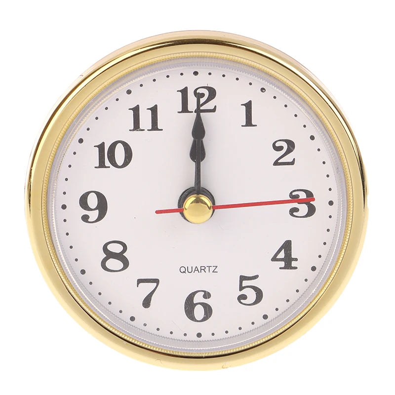 Roman Number / Arabic Number Clock Round Clock Craft Quartz Movement 2-1/2" (65mm) Round Clocks Head Insert Repair Part Peaceful Pleasures Health and Wellness