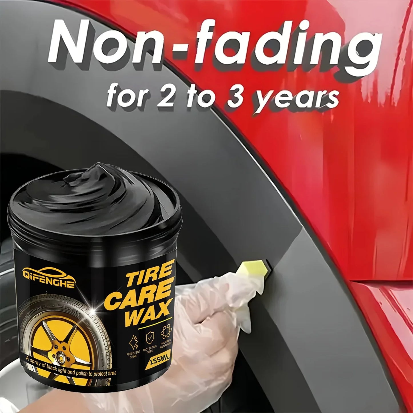 Tire Shine Spray & Dressing – High Gloss UV Protection Polish