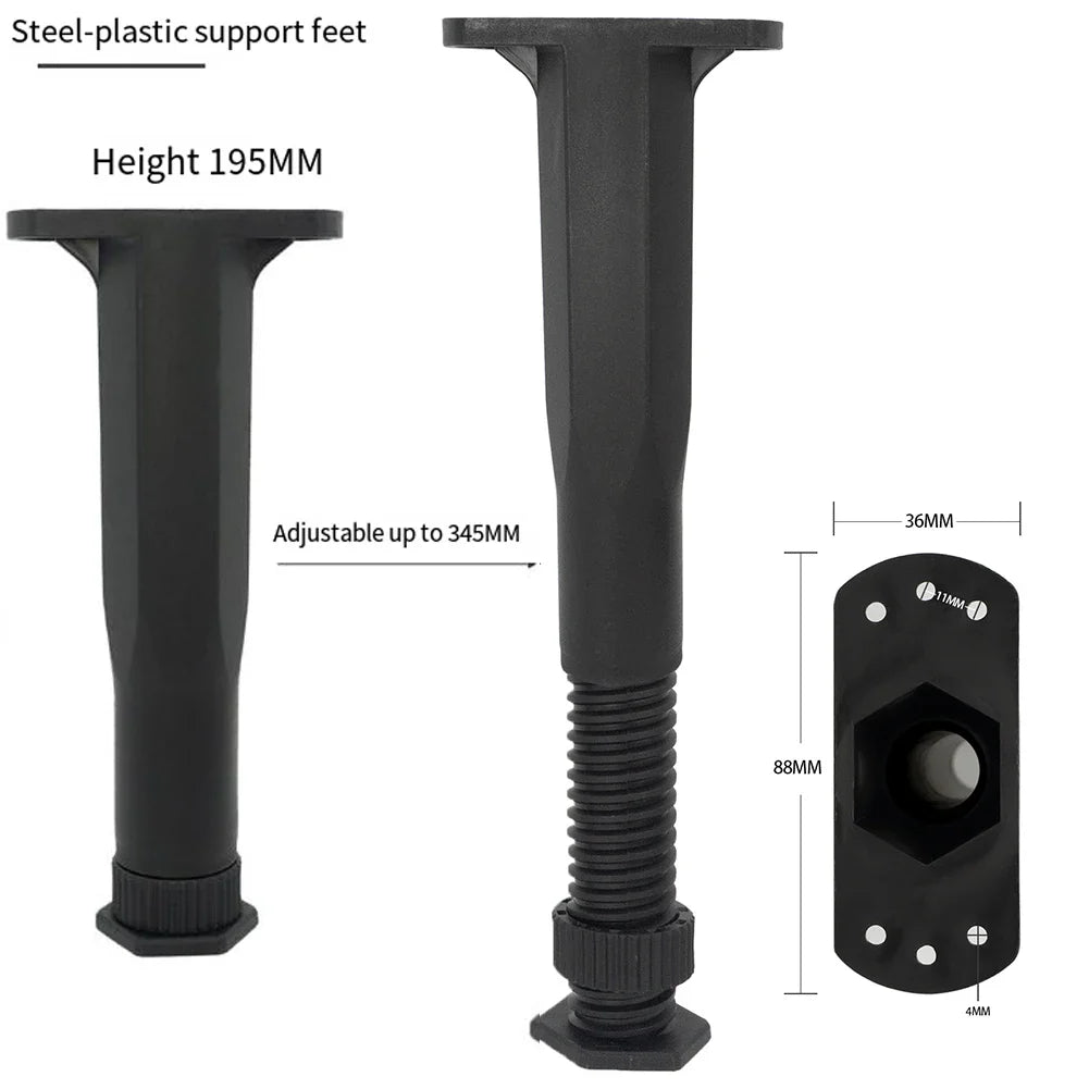 Adjustable Telescopic Furniture Stand – Bed, Sofa & Cabinet Leg