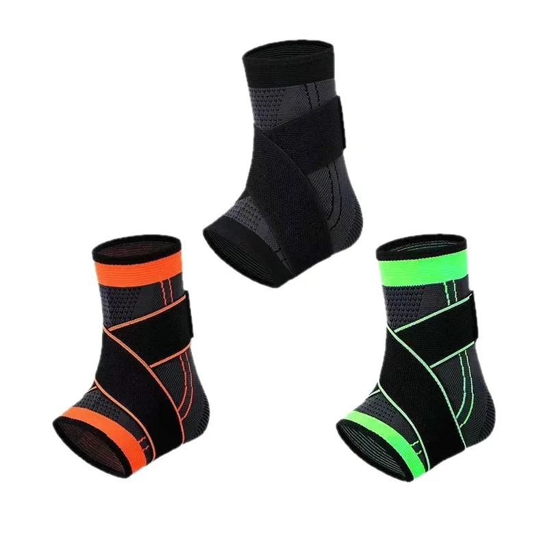 Ankle Protection for Running Basketball and Football with Straps Fixed To Prevent Ankle Sprains Knitted Elastic Shock-absorbing Peaceful Pleasures Health and Wellness