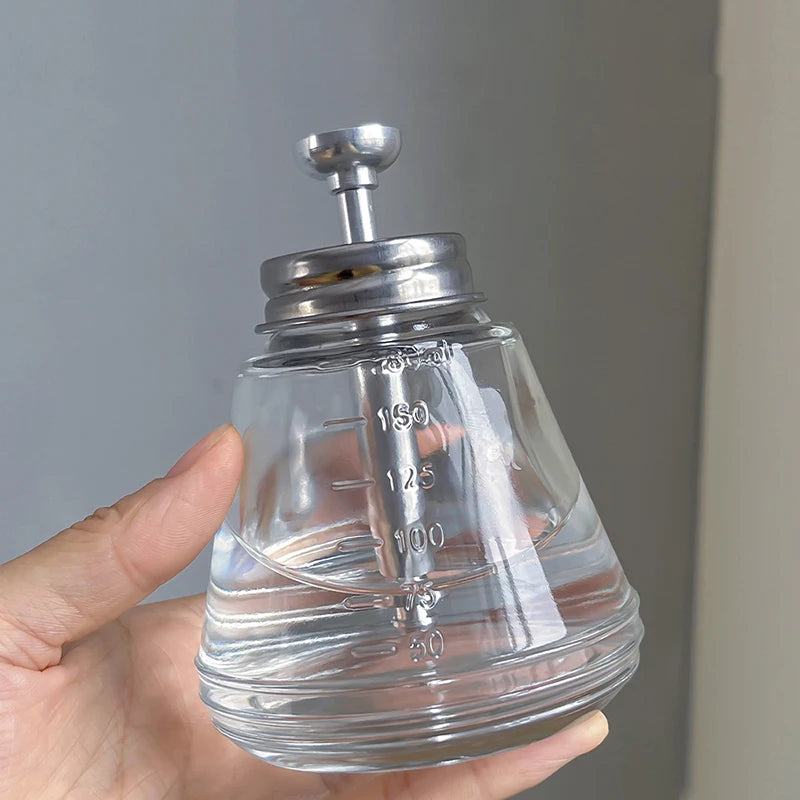 180ml Push Down Glass Empty Pump Dispenser For Nail Polish Alcohol Makeup Remover Clear Refillable Bottle Liquid Cleanser Storag Peaceful Pleasures Health and Wellness
