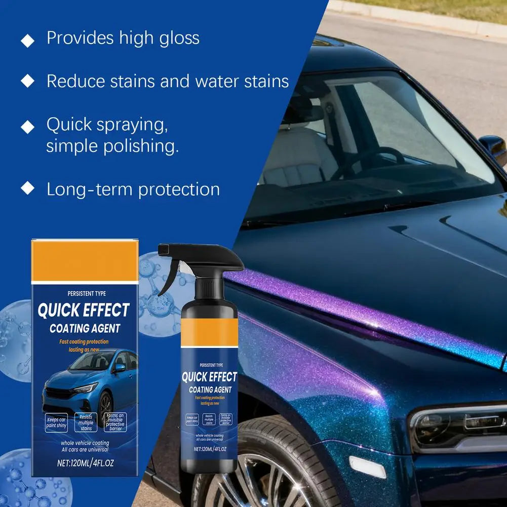 2026 Upgrade Car Nano Quick Restore Coating Spray 120ml Lasting Refurbishment Coating Agent Resists Multiple Stains Clean Spray Peaceful Pleasures Health and Wellness