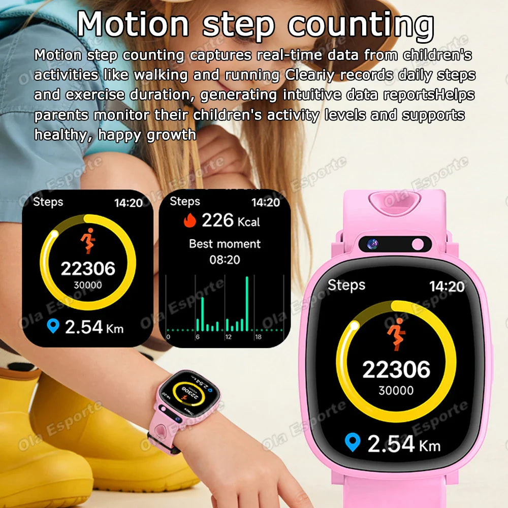Kids Smart Game Watch HD Touch Screen 18 Games Camera Alarm Clock
