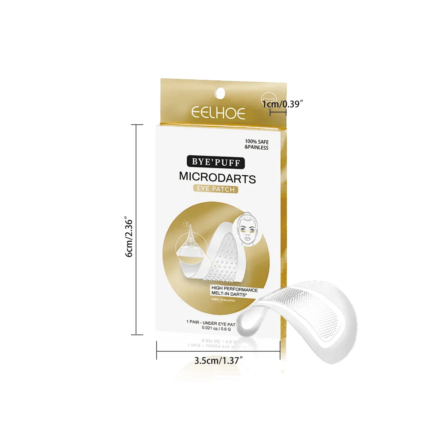 Hyaluronic Acid Microneedle Eye Patches – Dark Circles & Puffiness