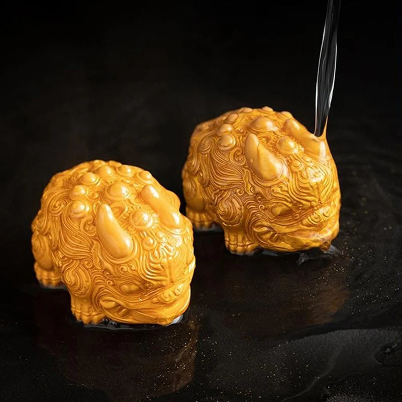 Color-changing Mini Wealure-attracting PI Xiu Tea Pet Can Be Raised with High-quality Kung Fu Tea Accessories Tabletop Ornaments Peaceful Pleasures Health and Wellness