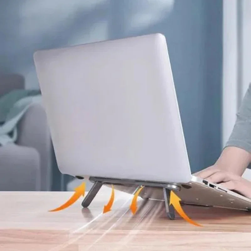 Foldable Laptop Stand Riser | Portable Anti-Slip Notebook Holder