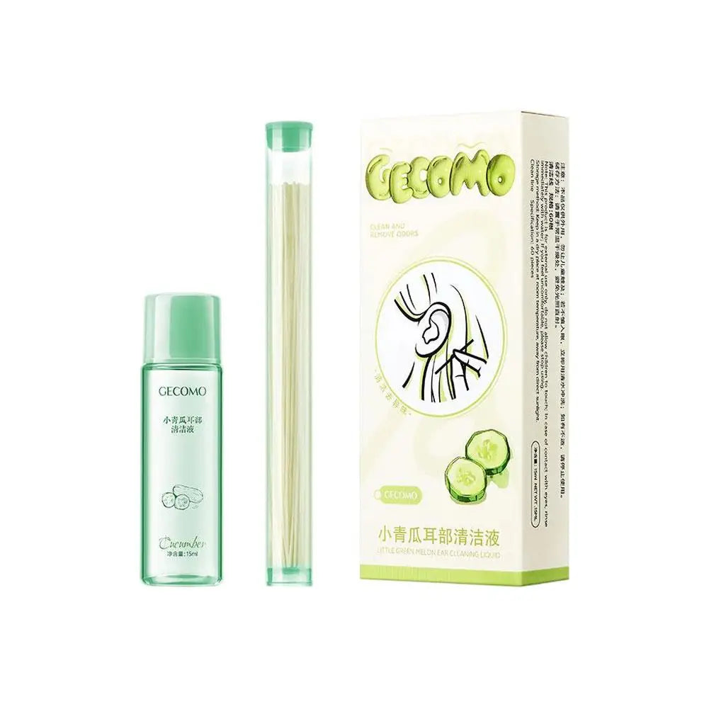 Ear Piercing Cleaning Kit – 60 Soft Lines & Gentle Solution