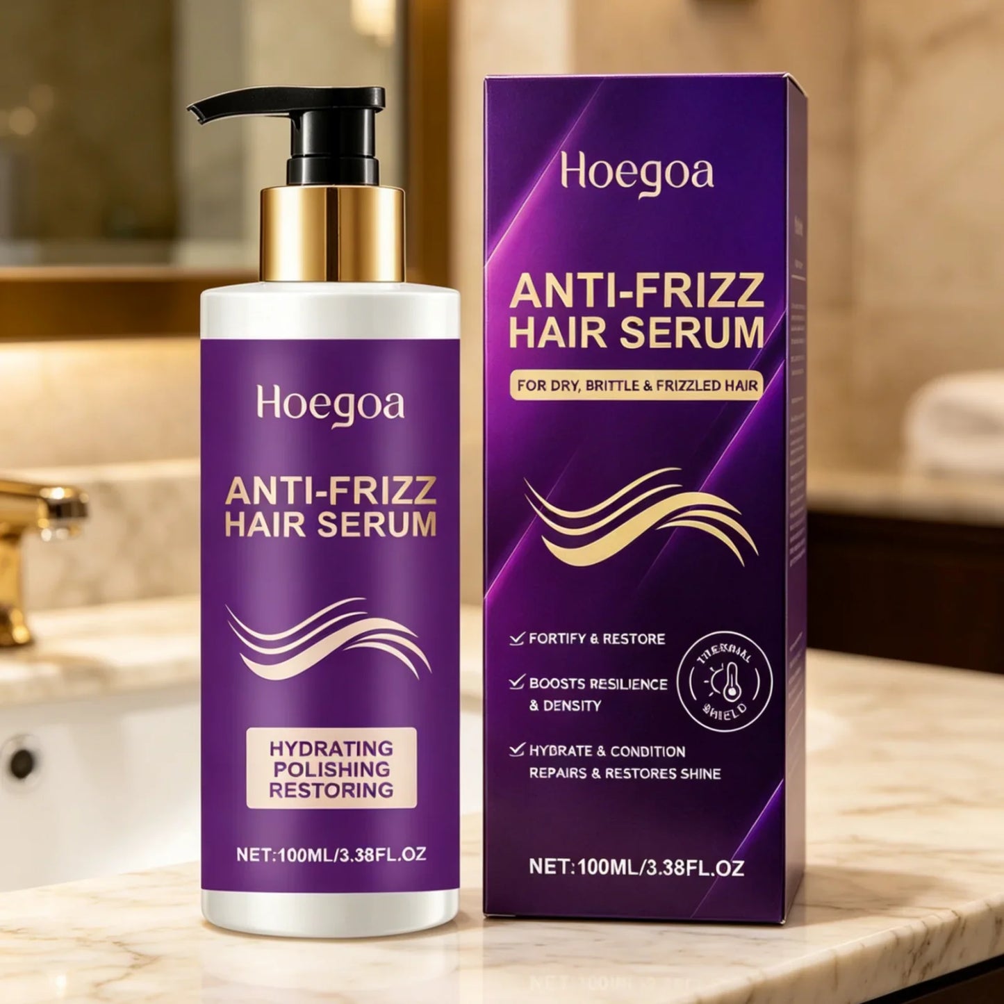 Hoegoa Hydrating Hair Serum – Deep Nourish & Frizz Control