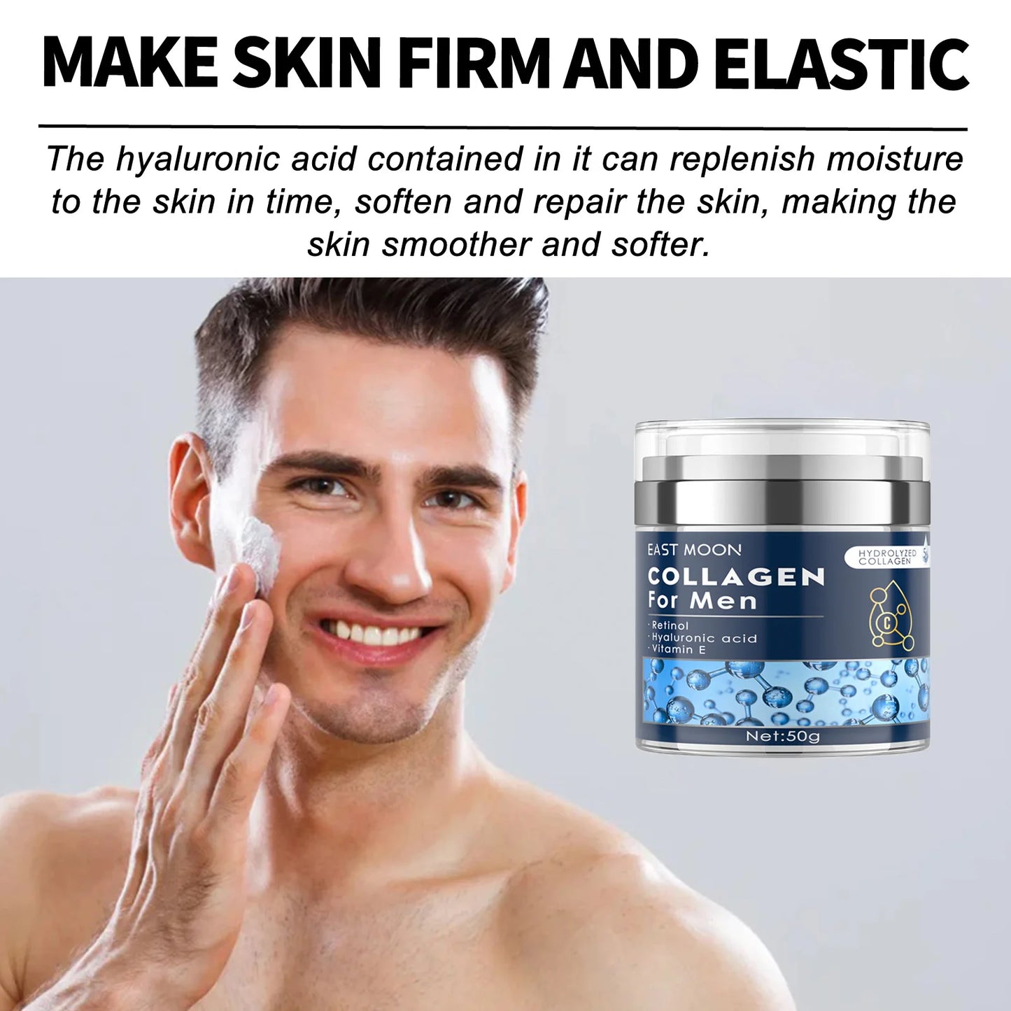 Men's Retinol & Collagen Face Cream – Anti-Wrinkle Firming