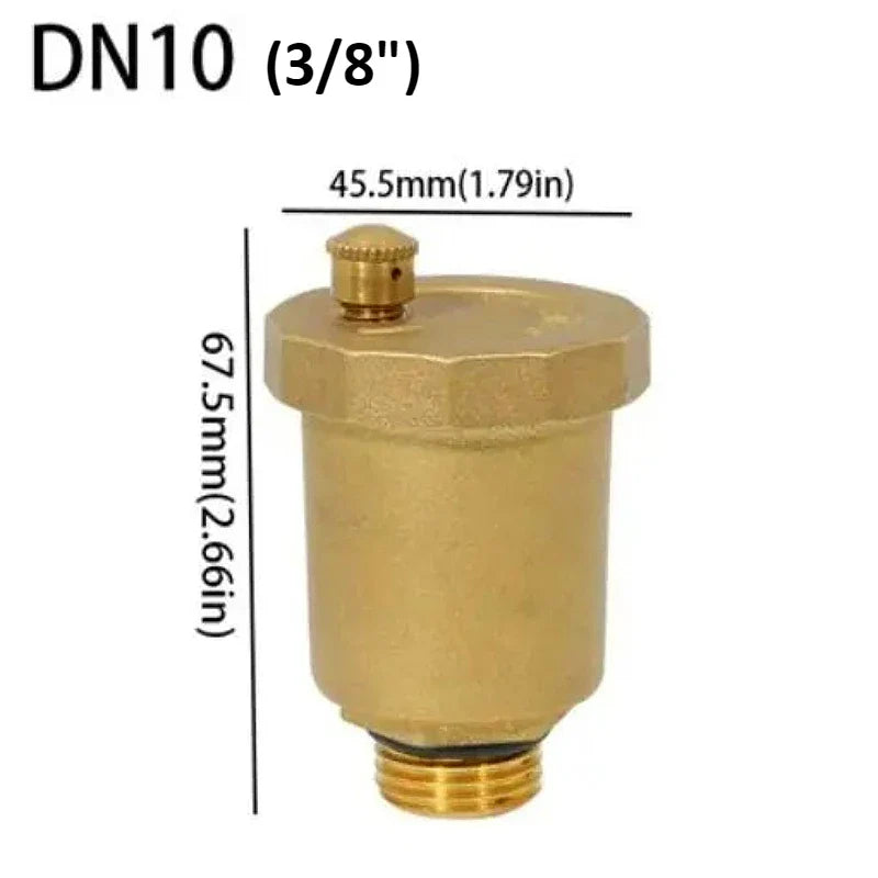 Brass Automatic Exhaust Pressure Relief Valve | Male Thread