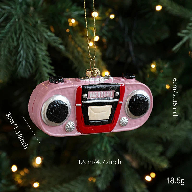 Macaron Christmas Hanging Ornaments – Cute Tree Pendants