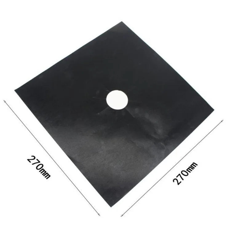 4Pcs Gas Stove Protectors Kitchen Reusable Burner Covers Mat Protector Cleaning Pad Liner Cover top gas stove protectors Peaceful Pleasures Health and Wellness