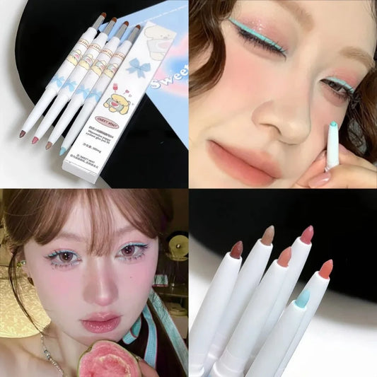 Glitter Eyeshadow Eyeliner Gel Pen – Waterproof Tea Brown Eyeliner Gel Pen Peaceful Pleasures Health and Wellness