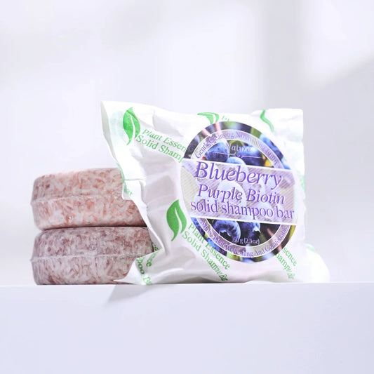 Blueberry & Shea Butter Shampoo Bar – Oil Control & Deep Cleanse Solid Shampoo Bar Oasis Select 60g