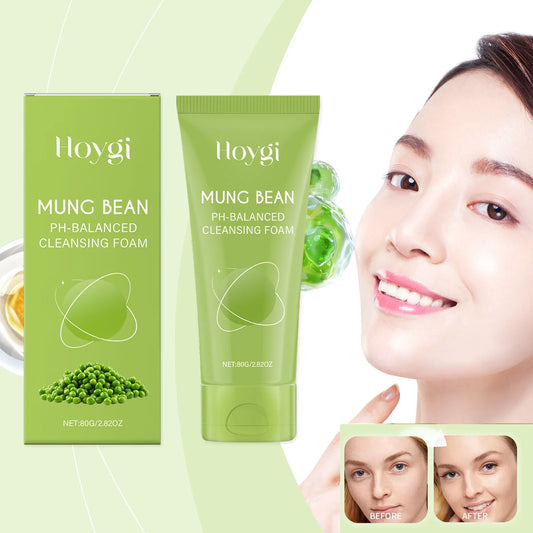 Mung Bean pH-Balanced Foaming Cleanser – Gentle & Hydrating Peaceful Pleasures Health and Wellness