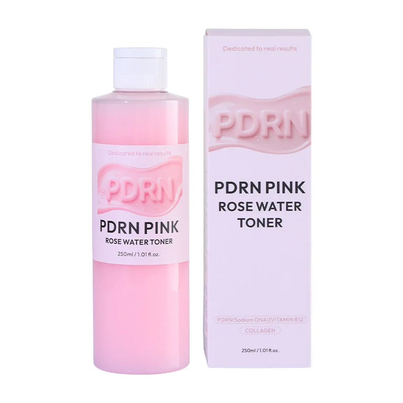 PDRN Pink Skincare Set Salmon Dna Collagen Vita Coating Mask Lift Firm Skin Make Skin Glow Moisturizing Nourishing Skincare Set Peaceful Pleasures Health and Wellness Rose toner