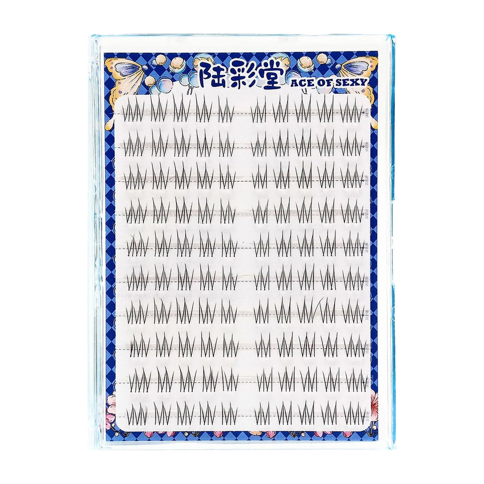 10Rows Glue-free Realistic False Eyelashes Large Capacity Vivid Daily Natural Eyelash Extension Time-saving Choice For Beginners Peaceful Pleasures Health and Wellness 10 rows