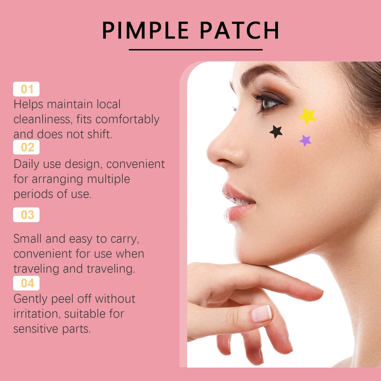 Star Shaped Hydrocolloid Pimple Patches 360pc | Acne Spots