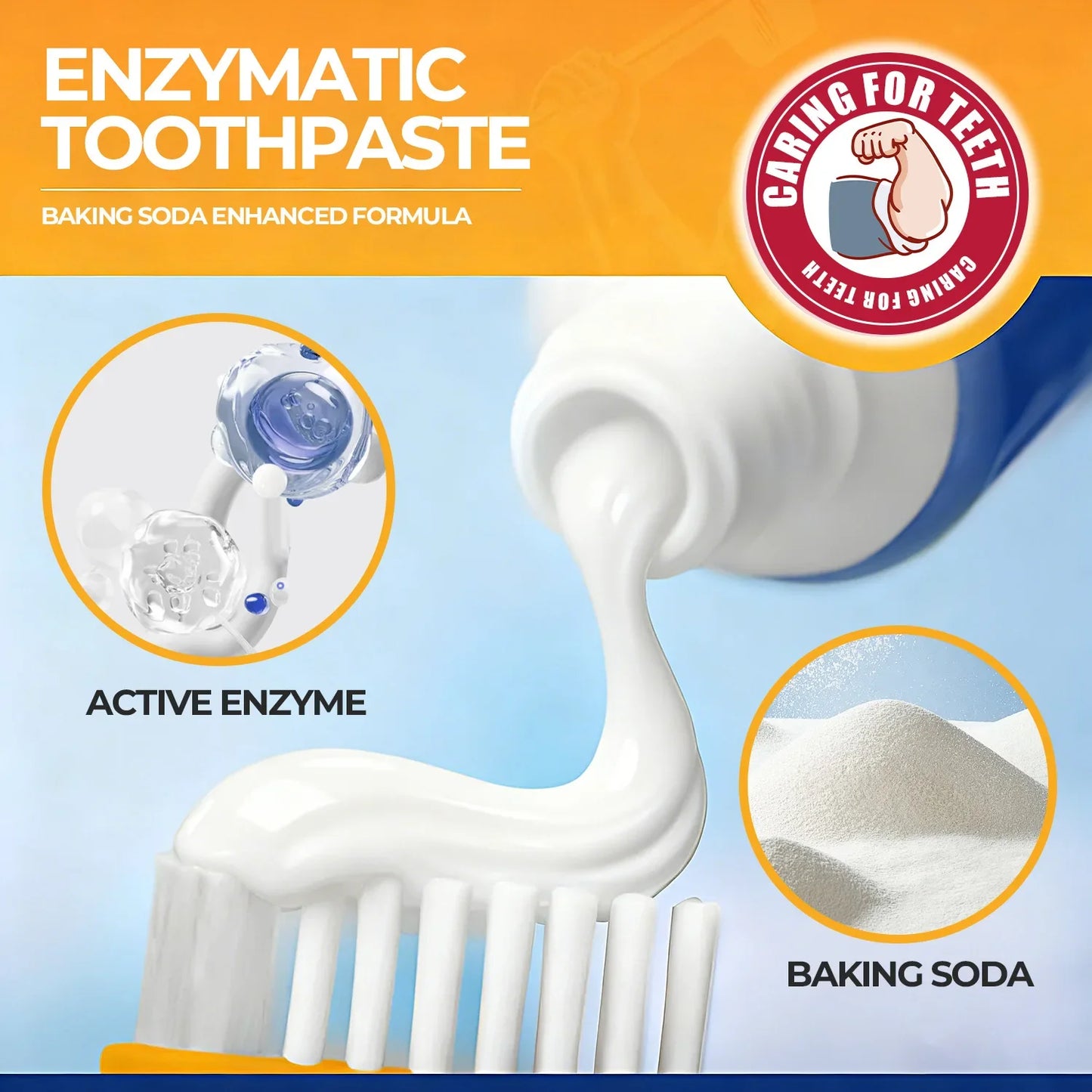 Dog Enzyme Toothpaste with Baking Soda – Fresh Breath & Tartar