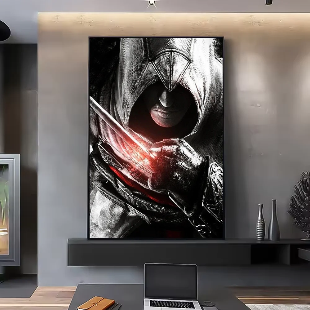 Assassin's Creed HD Poster Waterproof PVC Wall Art Decor Wall Art Poster Peaceful Pleasures Health and Wellness