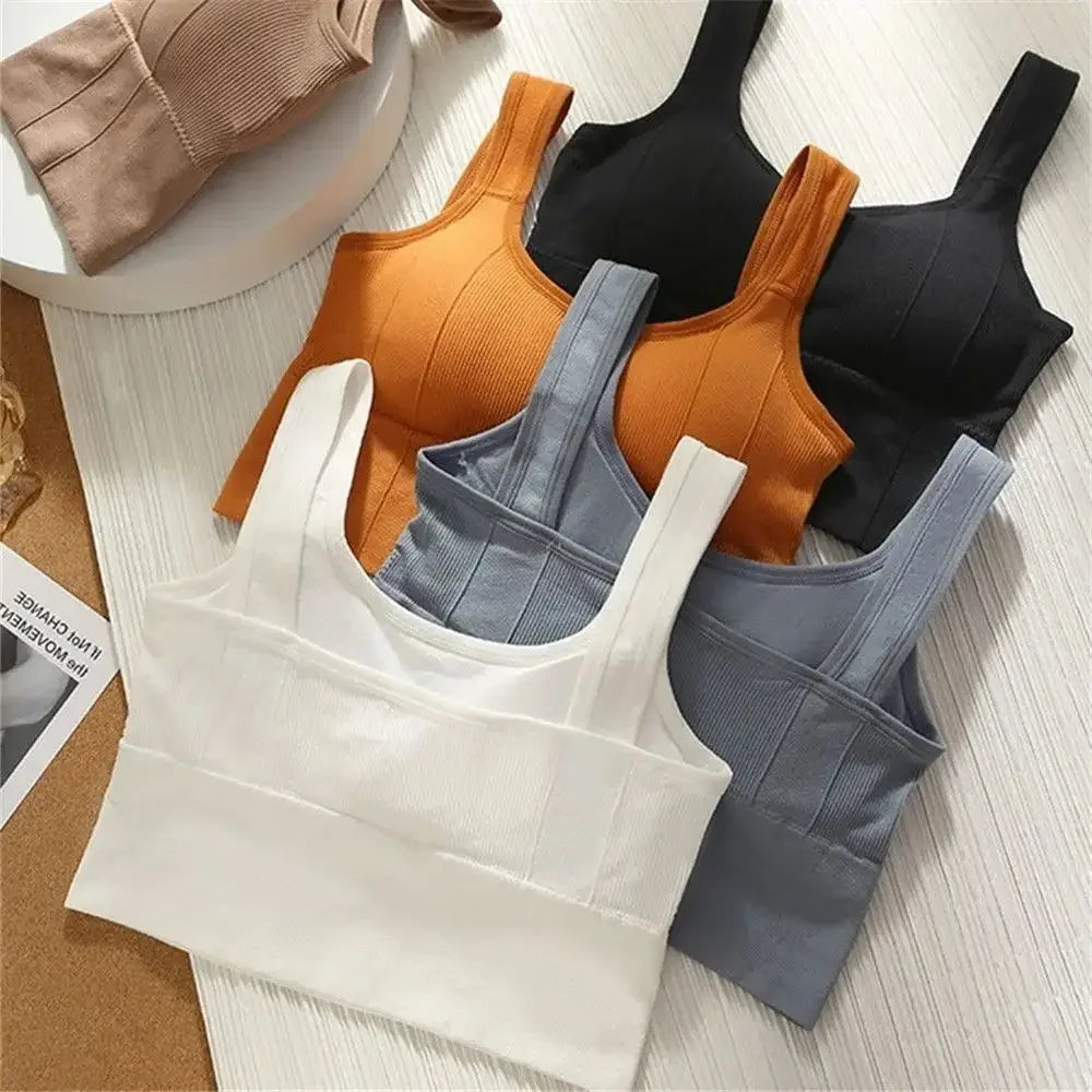 Women's Wireless Padded Sports Bra – Seamless Breathable Gym Vest Women's Sports Bra Peaceful Pleasures Health and Wellness