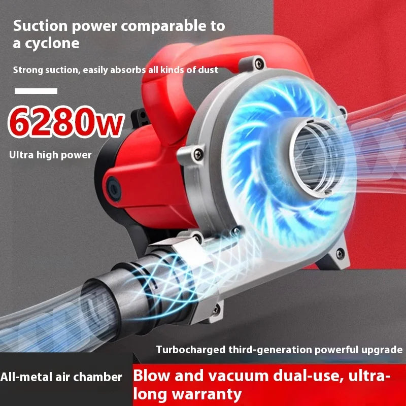 Slotting Machine Industrial Dust Collector High-Power Vacuum Cleaner Woodworking Wall Planer Blowing and Suction Dual-Purpose Peaceful Pleasures Health and Wellness