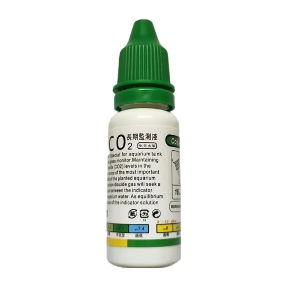 Aquarium CO2 Drop Checker | Glass Indicator Solution for Fish Tanks