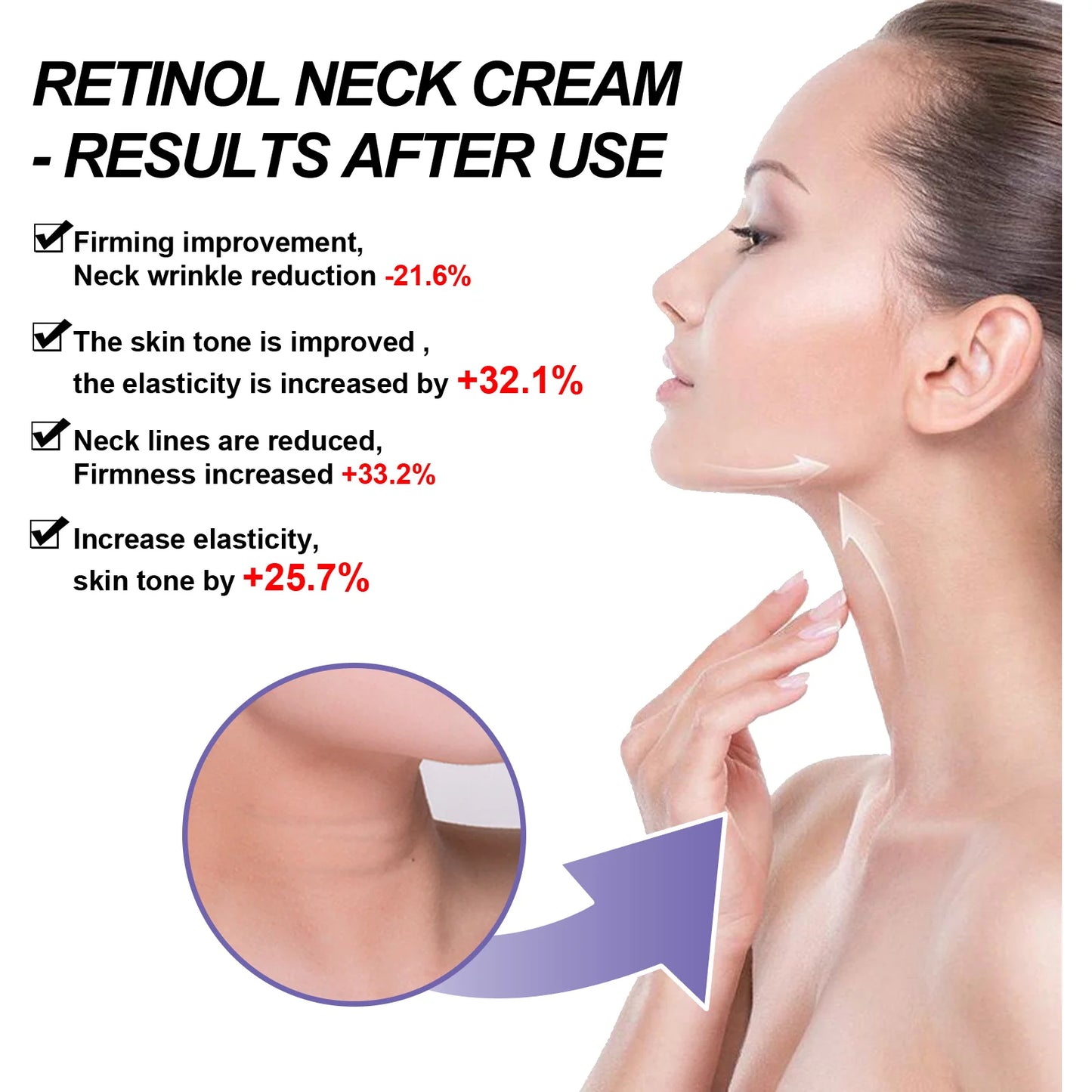 Retinol Neck Cream – Firming, Lifting & Anti-Aging | 40g