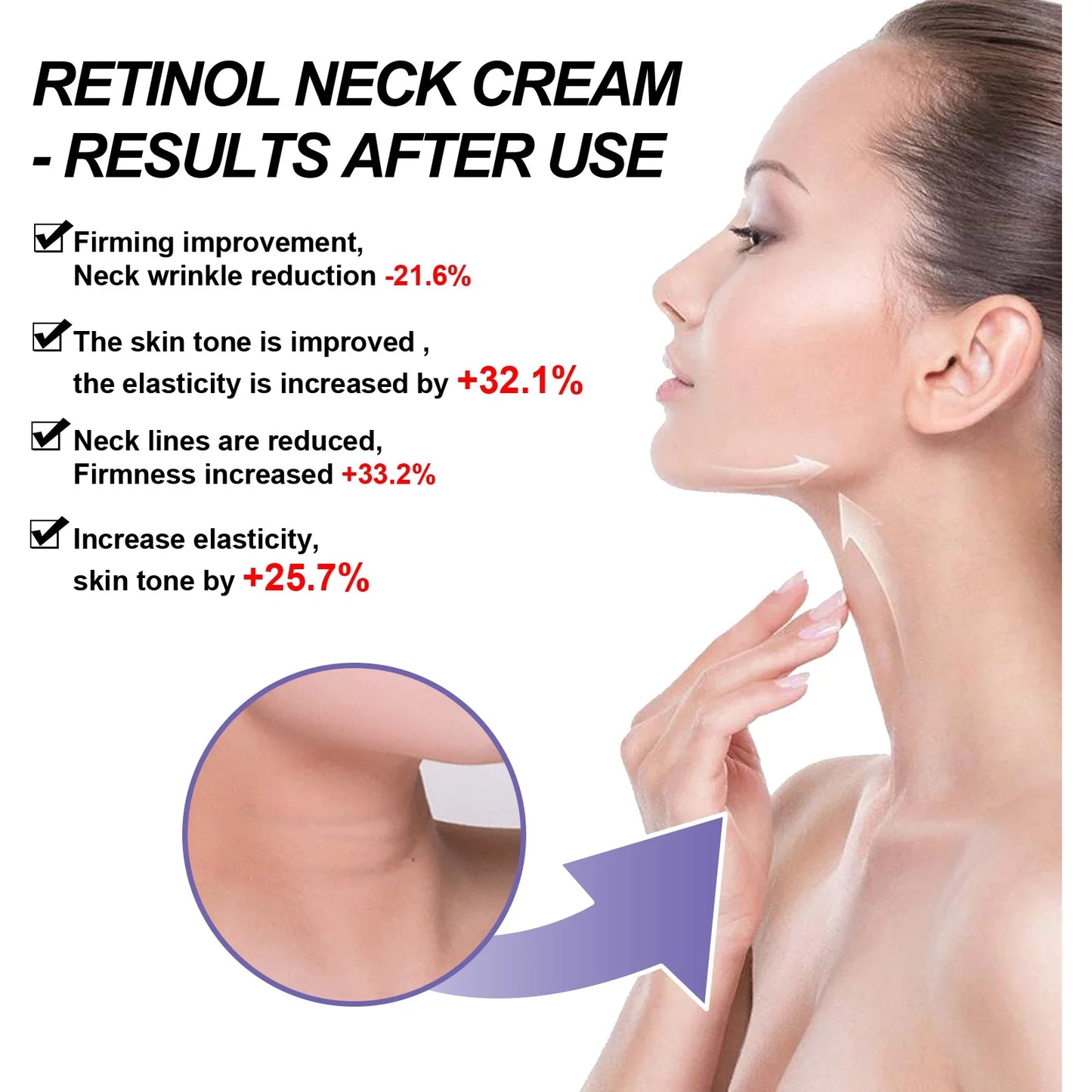 Eelhoe Retinol Neck Cream – Firm, Lift & Reduce Neck Lines